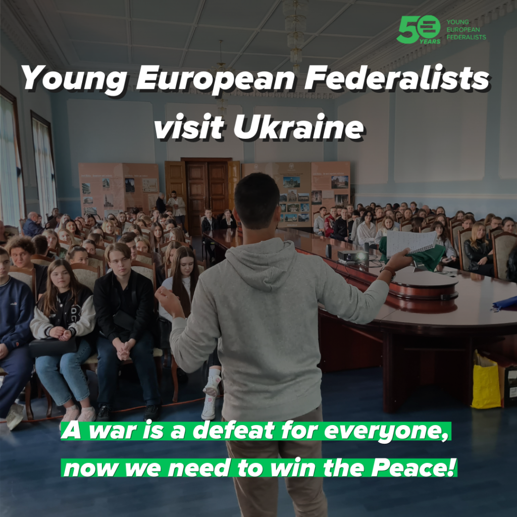 Young European Federalists visit Ukraine